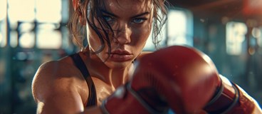 بوکس دخترانه ورزش بوکس برای بانوان