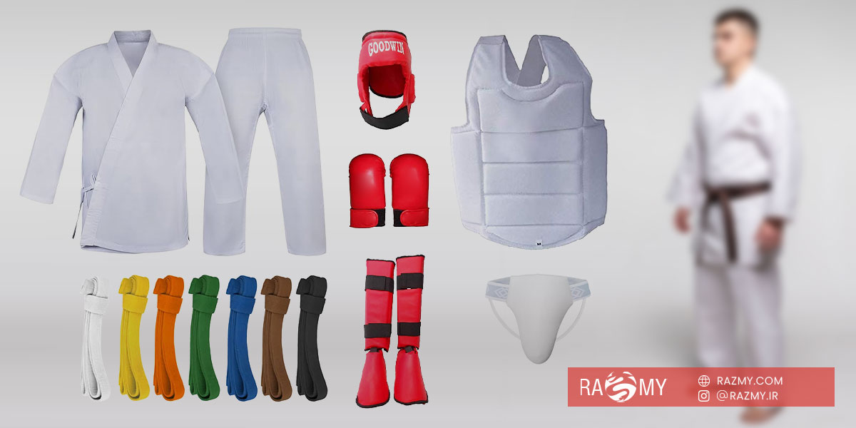 تجهیزات و لباس های ورزشی کاراته تجهیزات و لباس های ورزشی کاراته